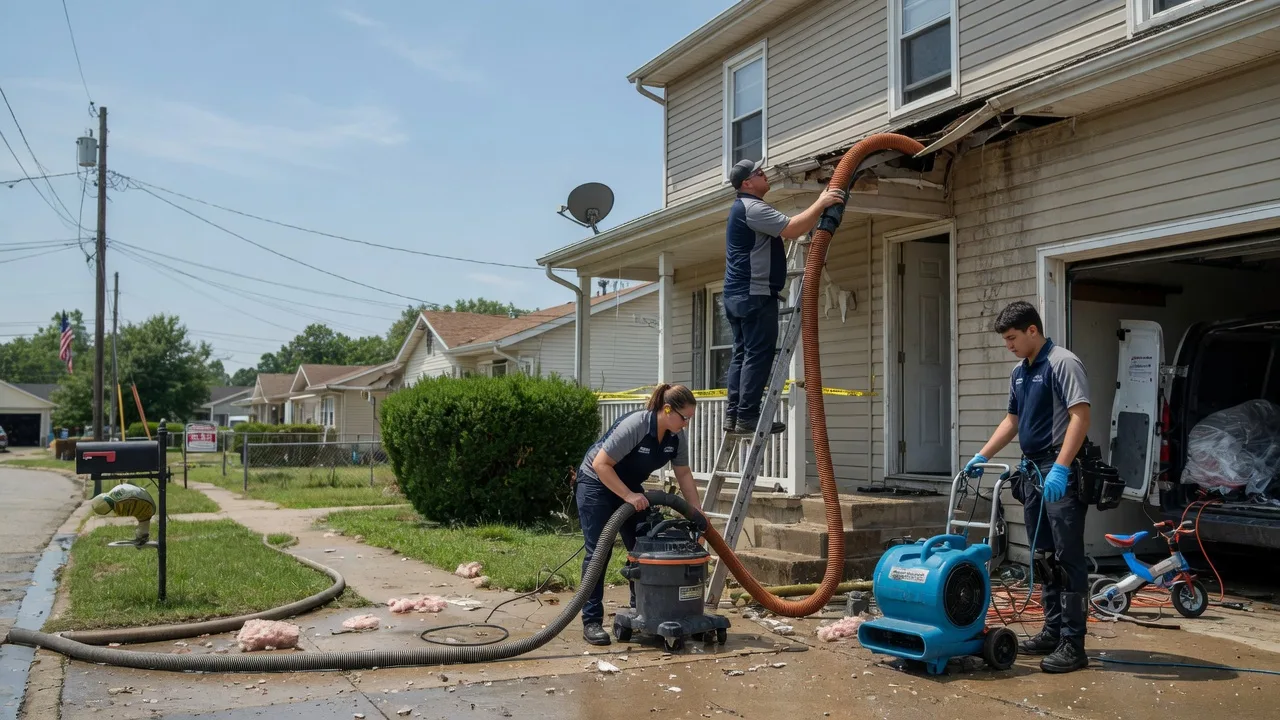 Water Damage Restoration in Lerna, IL near me